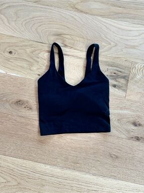 lululemon athletica Black Crop Tank Top